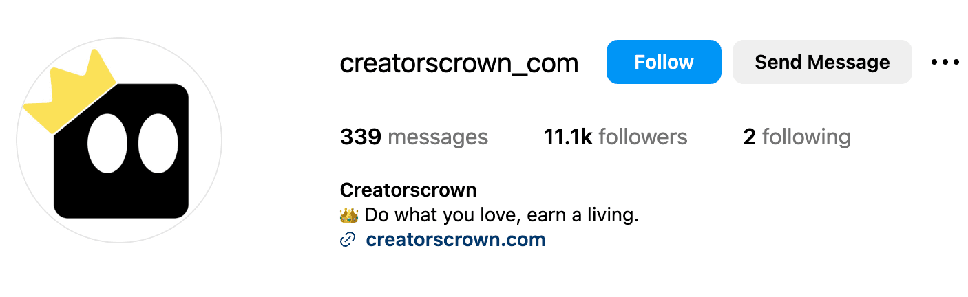 Creatorscrown on Instagram